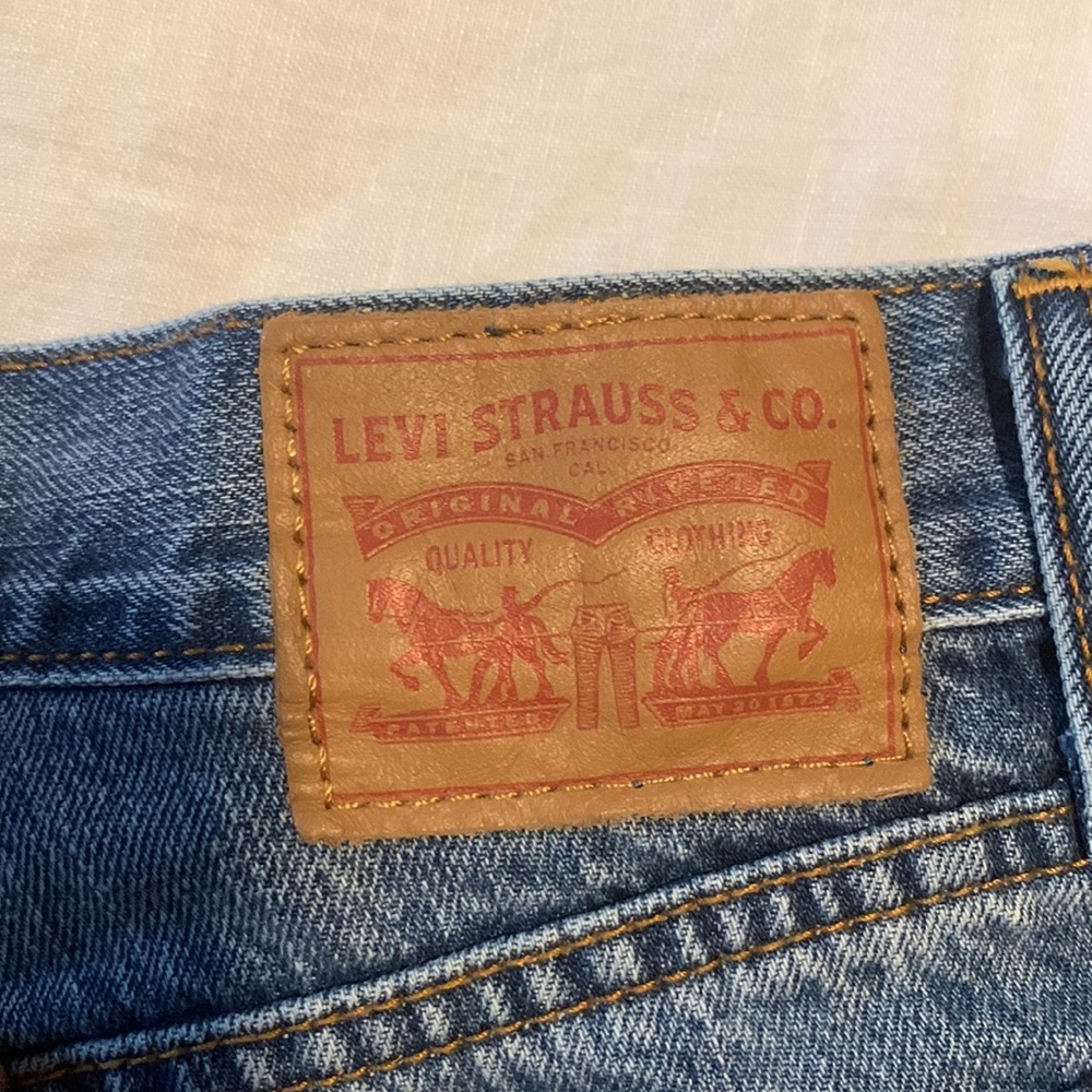 Levi’s Denim Shorts Button Fly - image 3